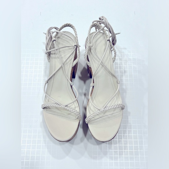 SCHUTZ Maxima Cutout Cork Sandal, size 8.5 - Picture 2 of 7